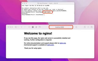 Nginx-ის ინსტალაცია Macintosh-ზე